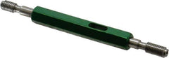 GF Gage - 8-32 Thread, Steel, Screw Thread Insert (STI) Class 3B, Plug Thread Insert Go/No Go Gage - Double End with Handle - USA Tool & Supply