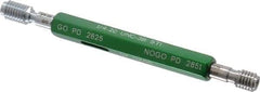 GF Gage - 1/4-20 Thread, Steel, Screw Thread Insert (STI) Class 3B, Plug Thread Insert Go/No Go Gage - Double End with Handle, Handle Size 1 - USA Tool & Supply