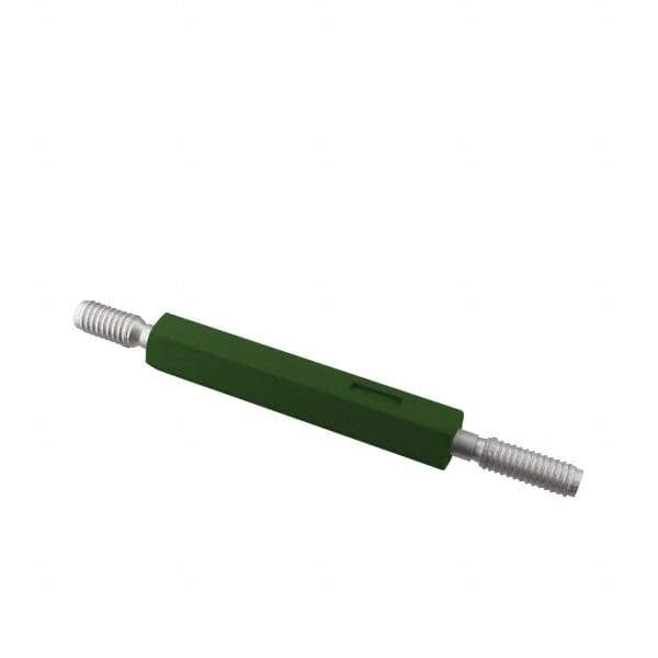GF Gage - 1/4-28 Thread, Steel, Screw Thread Insert (STI) Class 3B, Plug Thread Insert Go/No Go Gage - Double End with Handle, Handle Size 1 - USA Tool & Supply