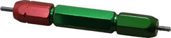GF Gage - #2-56, Class 2B, Double End Plug Thread Go/No Go Gage - Steel, Size 2W Handle Included - USA Tool & Supply