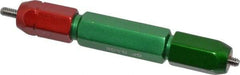 GF Gage - #4-40, Class 2B, Double End Plug Thread Go/No Go Gage - Steel, Size 2W Handle Included - USA Tool & Supply