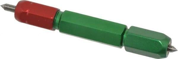 GF Gage - #5-40, Class 2B, Double End Plug Thread Go/No Go Gage - Steel, Size 2W Handle Included - USA Tool & Supply