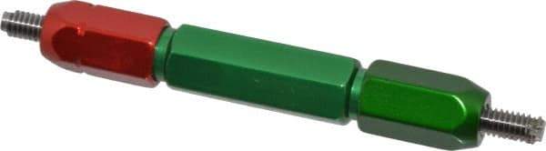 GF Gage - #8-32, Class 2B, Double End Plug Thread Go/No Go Gage - Steel, Size 2W Handle Included - USA Tool & Supply