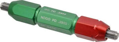 GF Gage - 5/16-24, Class 2B, Double End Plug Thread Go/No Go Gage - Steel, Size 4W Handle Included - USA Tool & Supply
