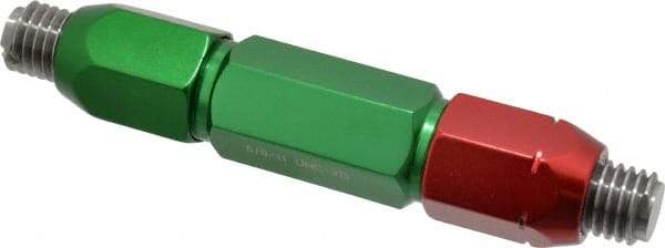 GF Gage - 5/8-11, Class 2B, Double End Plug Thread Go/No Go Gage - Steel, Size 6W Handle Included - USA Tool & Supply