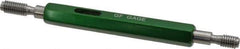 GF Gage - M6x1.00, Class 6H, Double End Plug Thread Go/No Go Gage - Hardened Tool Steel, Size 1 Handle Included - USA Tool & Supply