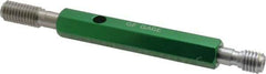GF Gage - M10x1.50, Class 6H, Double End Plug Thread Go/No Go Gage - Hardened Tool Steel, Size 2 Handle Included - USA Tool & Supply