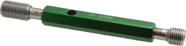 GF Gage - M12x1.25, Class 6H, Double End Plug Thread Go/No Go Gage - Hardened Tool Steel, Size 2 Handle Included - USA Tool & Supply
