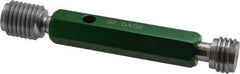 GF Gage - M20x2.50, Class 6H, Double End Plug Thread Go/No Go Gage - Hardened Tool Steel, Size 4 Handle Included - USA Tool & Supply