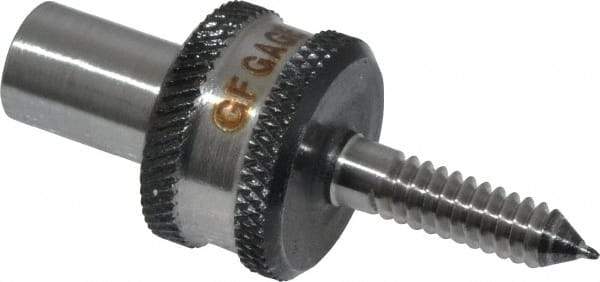 GF Gage - No.6-32 UNC, 1/4 Inch Thread, Tapped Hole Location Gage - 5/16 Inch Head Diameter - USA Tool & Supply