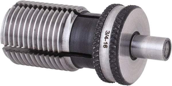 GF Gage - 3/4-16 UNF, 1/2 Inch Thread, Tapped Hole Location Gage - 1 Inch Head Diameter - USA Tool & Supply