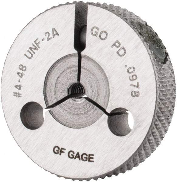 GF Gage - 4-48 Go Single Ring Thread Gage - Class 2A - USA Tool & Supply