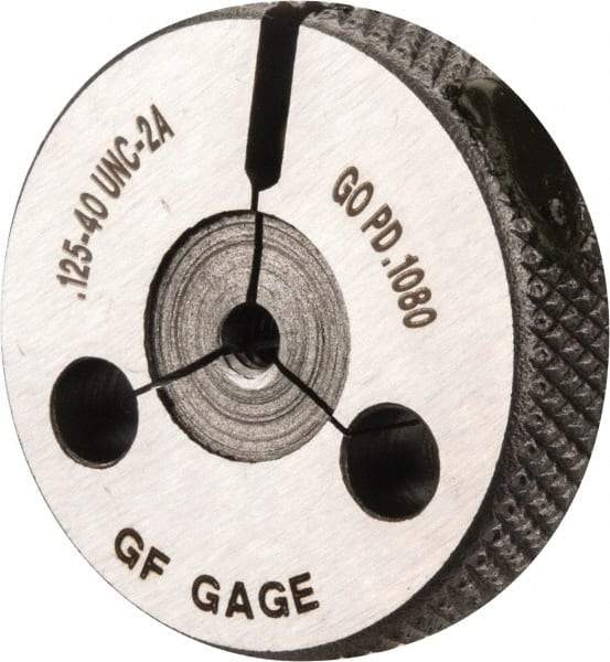 GF Gage - 5-40 Go Single Ring Thread Gage - Class 2A - USA Tool & Supply