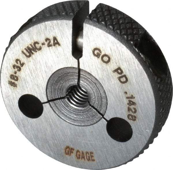 GF Gage - 8-32 Go Single Ring Thread Gage - Class 2A - USA Tool & Supply