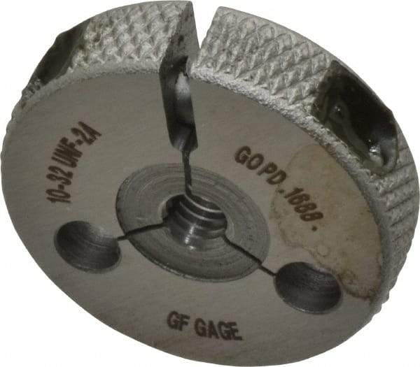 GF Gage - 10-32 Go Single Ring Thread Gage - Class 2A - USA Tool & Supply