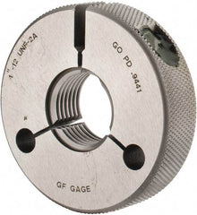 GF Gage - 1-12 Go Single Ring Thread Gage - Class 2A - USA Tool & Supply