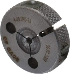 GF Gage - 4-40 Go Single Ring Thread Gage - Class 3A - USA Tool & Supply
