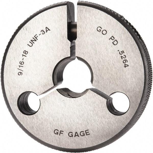GF Gage - 9/16-18 Go Single Ring Thread Gage - Class 3A - USA Tool & Supply