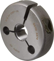 GF Gage - 5/8-24 Go Single Ring Thread Gage - Class 3A - USA Tool & Supply