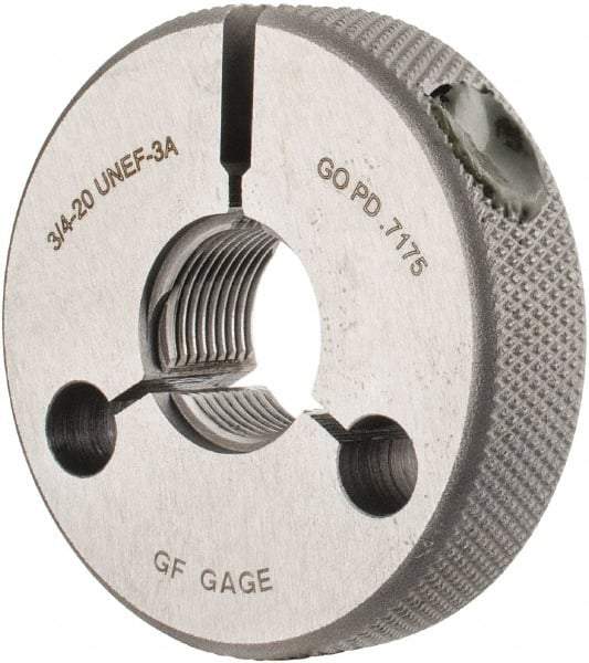 GF Gage - 3/4-20 Go Single Ring Thread Gage - Class 3A - USA Tool & Supply