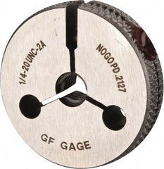 GF Gage - 1/4-20 No Go Single Ring Thread Gage - Class 2A - USA Tool & Supply