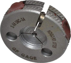 GF Gage - 2-56 No Go Single Ring Thread Gage - Class 3A - USA Tool & Supply