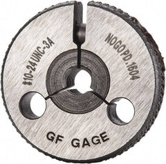 GF Gage - 10-24 No Go Single Ring Thread Gage - Class 3A - USA Tool & Supply