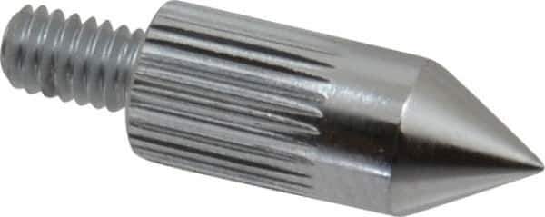 Mitutoyo - #4-48, 5mm Ball Diam, Carbide 60 ° Conical Contact Point - 1/2" Contact Point Length, Use with AGD 1,2,3,4 - USA Tool & Supply