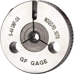 GF Gage - 5-44 Go/No Go Double Ring Thread Gage - Class 2A - USA Tool & Supply