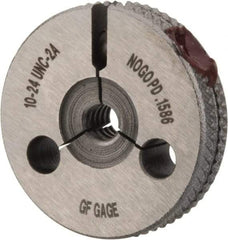 GF Gage - 10-24 Go/No Go Double Ring Thread Gage - Class 2A - USA Tool & Supply