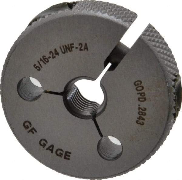 GF Gage - 5/16-24 Go/No Go Double Ring Thread Gage - Class 2A - USA Tool & Supply