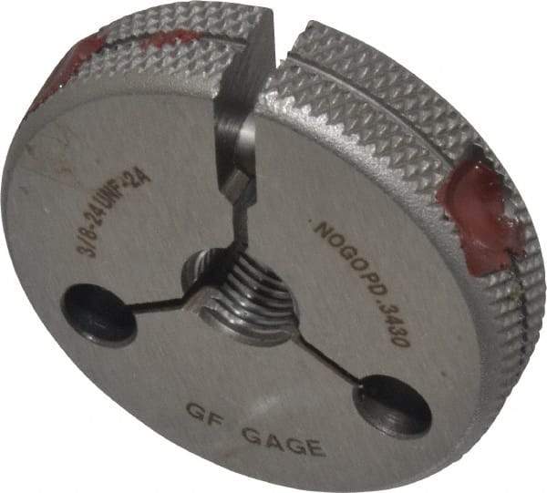 GF Gage - 3/8-24 Go/No Go Double Ring Thread Gage - Class 2A - USA Tool & Supply