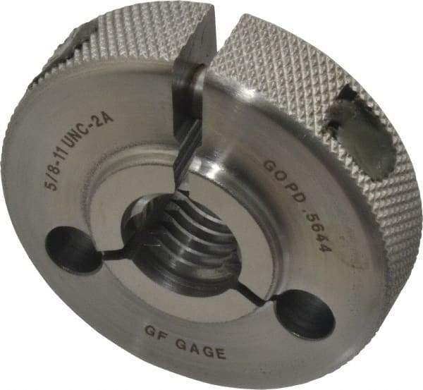 GF Gage - 5/8-11 Go/No Go Double Ring Thread Gage - Class 2A - USA Tool & Supply