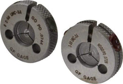 GF Gage - 2-56 Go/No Go Double Ring Thread Gage - Class 3A - USA Tool & Supply