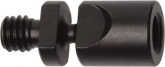 Renishaw - M4 Female and Male Connection, 0.315 Inch Stem Diameter, Silver Steel, CMM Stylus Extension - 12mm Overall Length - USA Tool & Supply