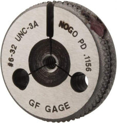 GF Gage - 6-32 Go/No Go Double Ring Thread Gage - Class 3A - USA Tool & Supply