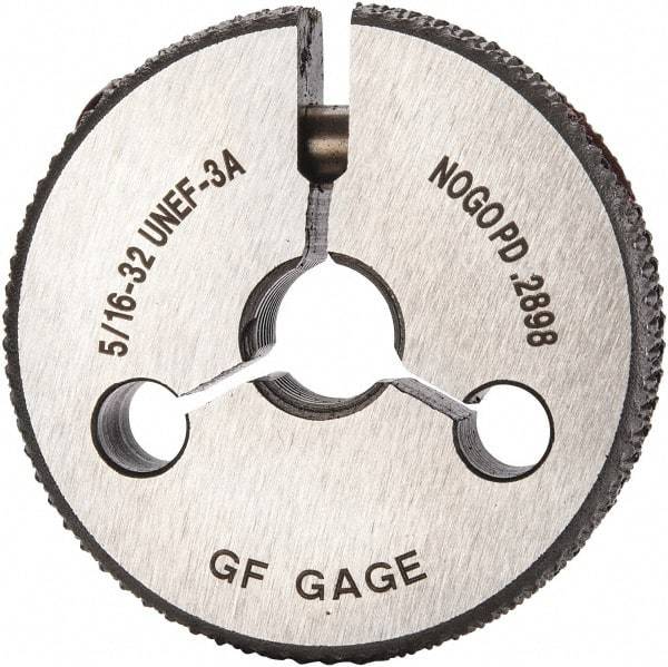GF Gage - 5/16-32 Go/No Go Double Ring Thread Gage - Class 3A - USA Tool & Supply
