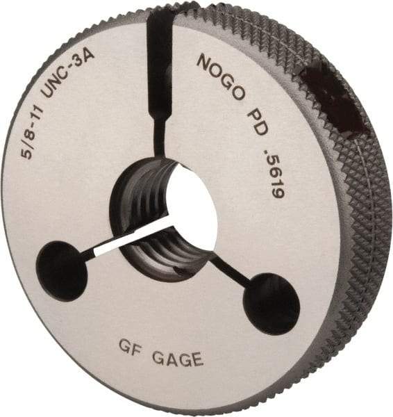 GF Gage - 5/8-11 Go/No Go Double Ring Thread Gage - Class 3A - USA Tool & Supply
