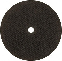 Norton - 7" 24 Grit Aluminum Oxide Cutoff Wheel - 3/32" Thick, 5/8" Arbor, 8,730 Max RPM, Use with Circular Saws - USA Tool & Supply
