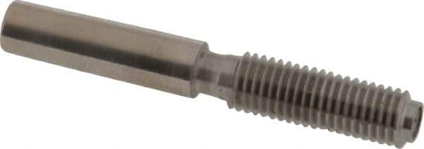 GF Gage - 1/4-28 No Go Truncated Taperlock Thread Setting Plug Gage - Class 2A, Size 1 Handle, Steel - USA Tool & Supply