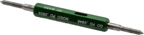GF Gage - #3-48 Go/No Go Truncated Taperlock Thread Setting Plug Gage - Class 2A, Steel - USA Tool & Supply