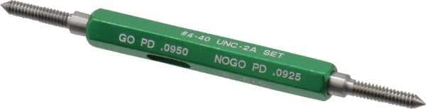 GF Gage - #4-40 Go/No Go Truncated Taperlock Thread Setting Plug Gage - Class 2A, Steel - USA Tool & Supply