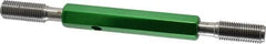 GF Gage - 7/16-20 Go/No Go Truncated Taperlock Thread Setting Plug Gage - Class 2A, Size 2 Handle, Steel - USA Tool & Supply