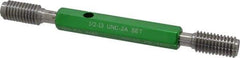 GF Gage - 1/2-13 Go/No Go Truncated Taperlock Thread Setting Plug Gage - Class 2A, Size 2 Handle, Steel - USA Tool & Supply