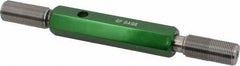 GF Gage - 9/16-24 Go/No Go Truncated Taperlock Thread Setting Plug Gage - Class 2A, Size 3 Handle, Steel - USA Tool & Supply