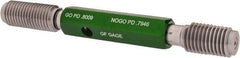 GF Gage - 7/8-9 Go/No Go Truncated Taperlock Thread Setting Plug Gage - Class 2A, Size 4 Handle, Steel - USA Tool & Supply
