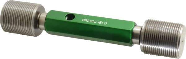 GF Gage - 1-1/2 - 12 Go/No Go Truncated Taperlock Thread Setting Plug Gage - Class 2A, Size 5 Handle, Steel - USA Tool & Supply