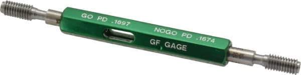 GF Gage - #10-32 Go/No Go Truncated Taperlock Thread Setting Plug Gage - Class 3A, Steel - USA Tool & Supply