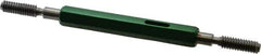 GF Gage - 1/4-20 Go/No Go Truncated Taperlock Thread Setting Plug Gage - Class 3A, Size 1 Handle, Steel - USA Tool & Supply