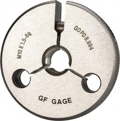 GF Gage - M10x1.5 Go Single Ring Thread Gage - Class 6G - USA Tool & Supply